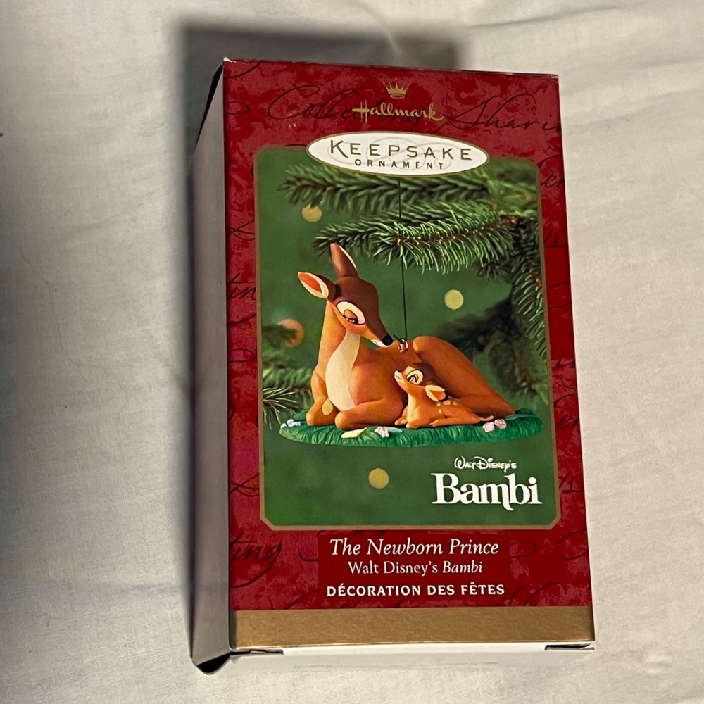 Hallmark Keepsake Ornament. Disney’s Bambi and his mother. 2000.